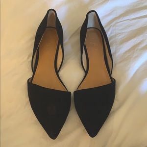 Black J. Crew Flats